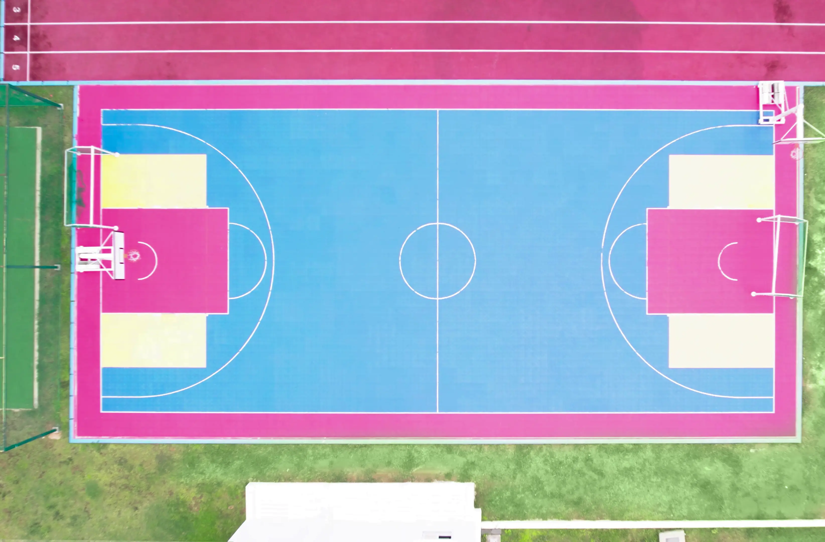 Multipurpose sports court at Koshys Global Academia