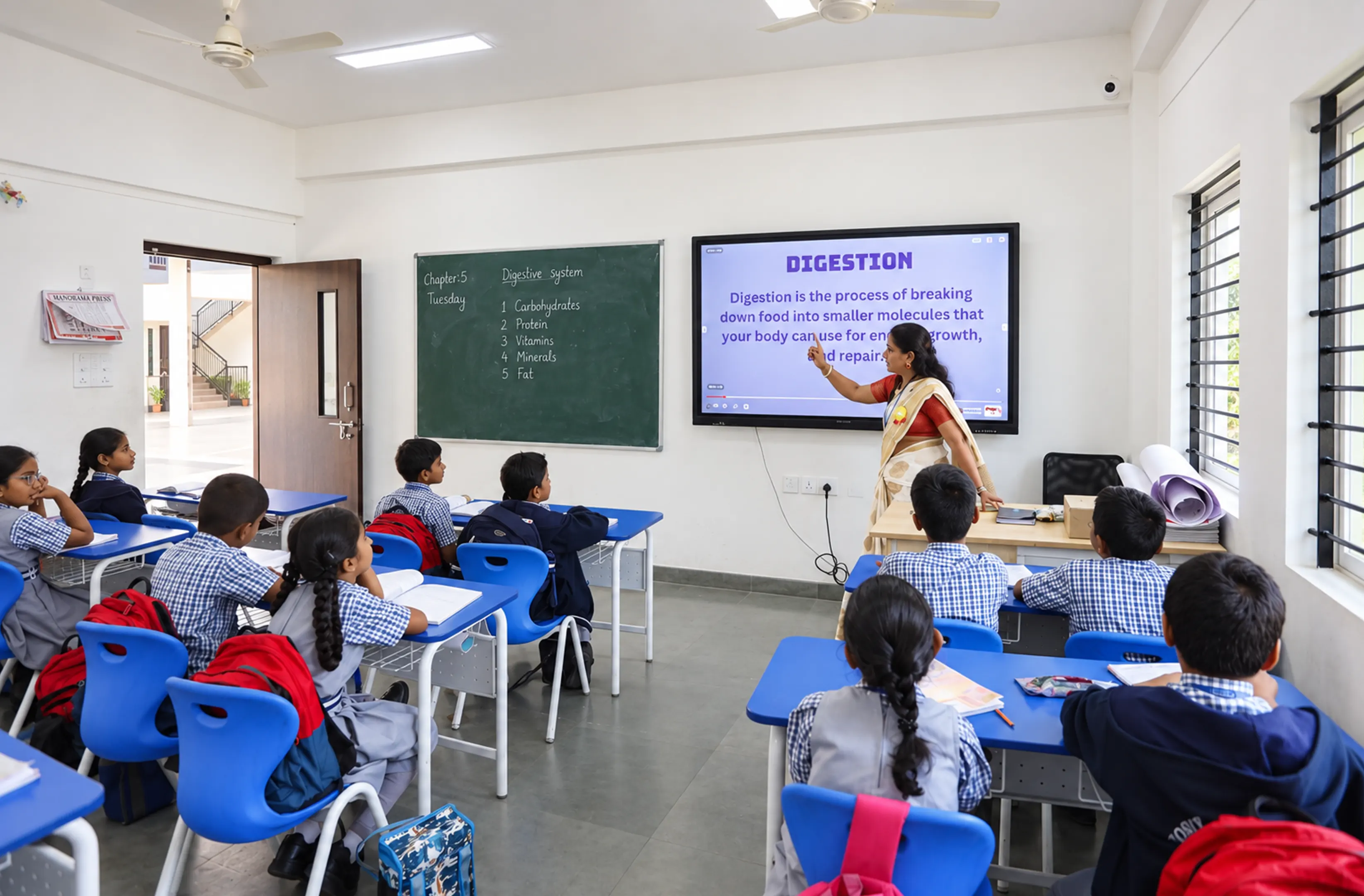 Smart classrooms - CBSE curriculum school in Bagalur