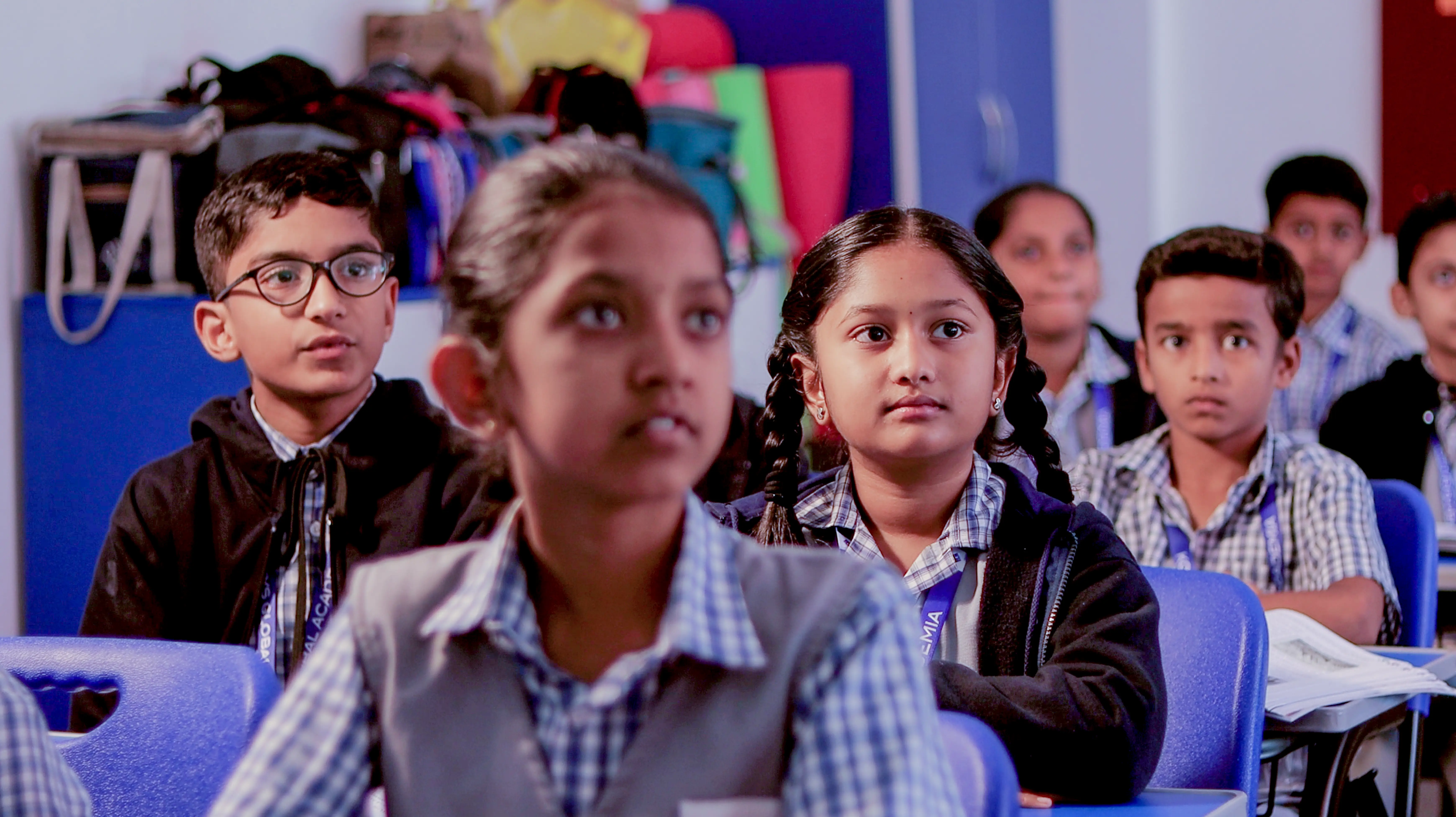 Students learning online